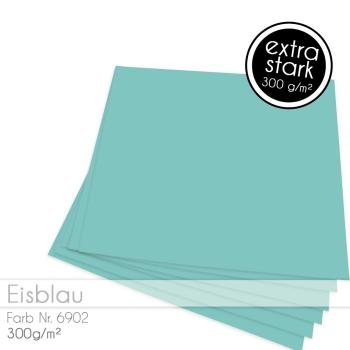 Cardstock 12"x12" 300g/m² (30,5 x 30,5cm) in eisblau...