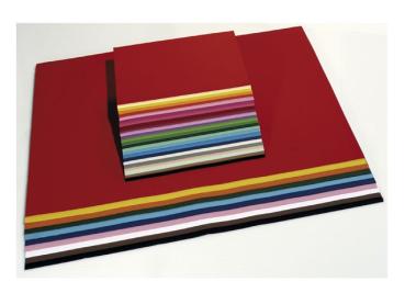 Tonpapier 130g/m² DIN A4 25 Blatt (Sonderfarben)