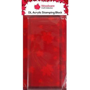 Woodware  Acrylic Stamping DL Block (WW2982)  Stempelblock