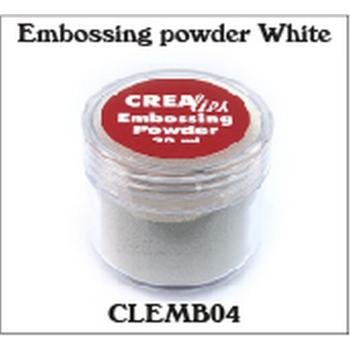 Crealies - Embosing Powder White - Embossingpowder