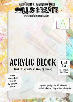 AALL and Create -  Acrylic Block A4 Acrylblock