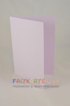 Doppelkarte - Faltkarte 240g/m² DIN A5 in pastell-lila