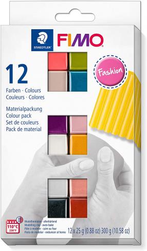 Fimo Soft Set "Fashion Colours" Modelliermasse 300g