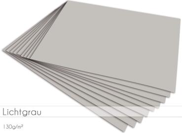 Tonpapier - Tonkarton 130g/m² 25 Bogen lichtgrau