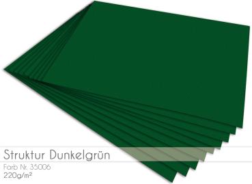 Cardstock - Bastelpapier 220g/m²  DIN A4 in struktur dunkelgrün...